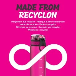 Ion8 Leak Proof Slim Water Bottle, BPA Free, Pink, 600ml Water Bottles 11 Ion8 Leak Proof Slim Water Bottle, BPA Free, Pink, 600ml Water Bottles