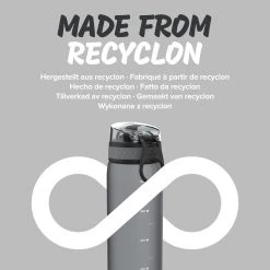 Water Bottles Ion8 Leak Proof Slim Water Bottle, BPA Free, Grey, 600ml 11 Water Bottles Ion8 Leak Proof Slim Water Bottle, BPA Free, Grey, 600ml