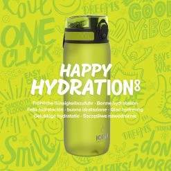 Water Bottles Ion8 Leak Proof Cycling Water Bottle, BPA Free, Green, 750ml