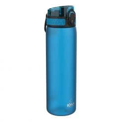 Ion8 Leak Proof Slim Water Bottle, BPA Free, Blue, 600ml