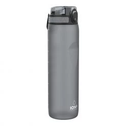 Ion8 Leak Proof 1 Litre Sports Water Bottle, BPA Free, Grey, 1100ml Water Bottles