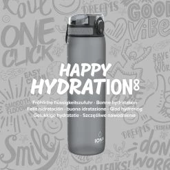 Ion8 Leak Proof 1 Litre Sports Water Bottle, BPA Free, Grey, 1100ml Water Bottles 13 Ion8 Leak Proof 1 Litre Sports Water Bottle, BPA Free, Grey, 1100ml Water Bottles
