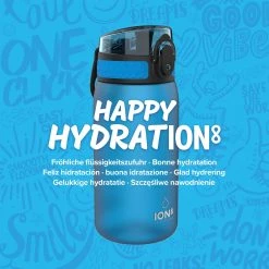 Water Bottles Ion8 Leak Proof Kids' Water Bottle, BPA Free, Blue, 400ml