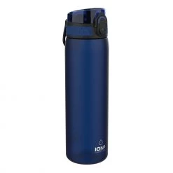 Ion8 Leak Proof Slim Water Bottle, BPA Free, Navy, 600ml