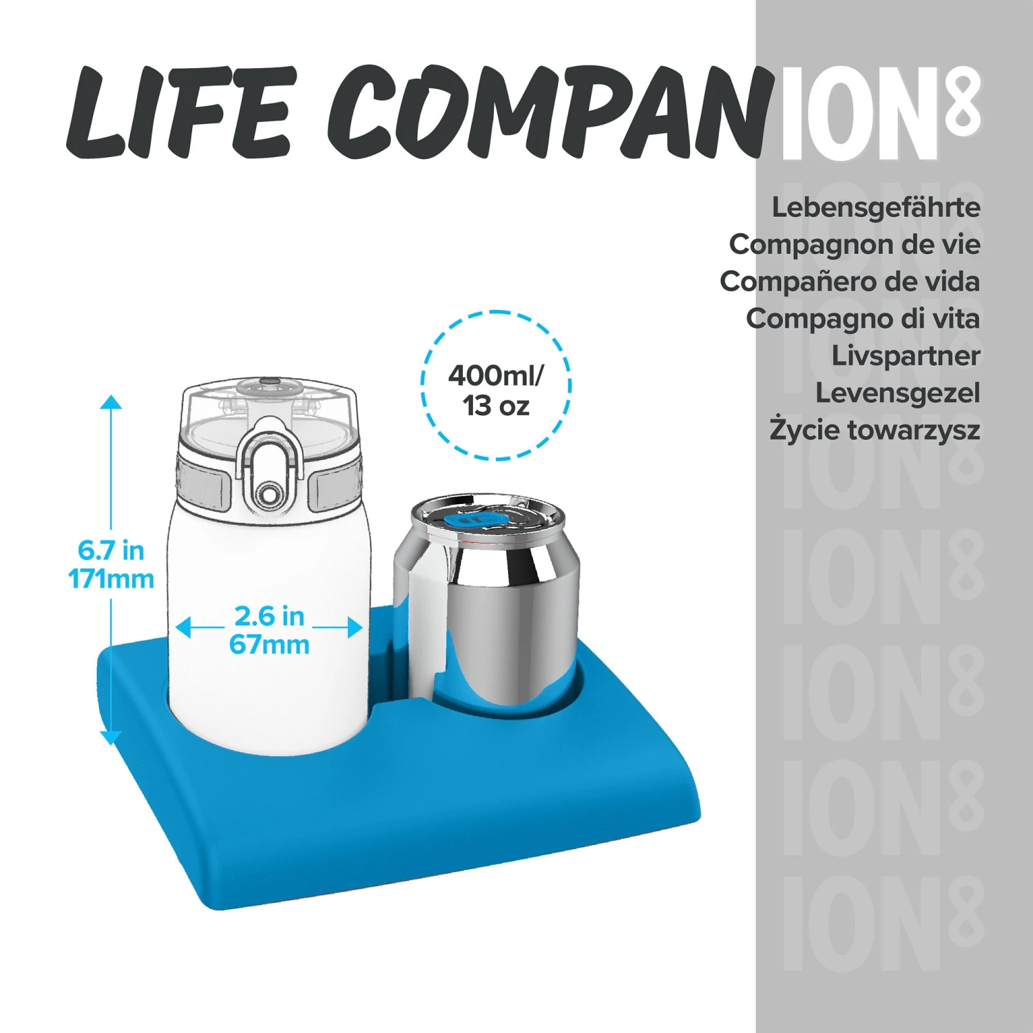 Ion8 Leak Proof Kids' Water Bottle, BPA Free, Black, 400ml Water Bottles 4 Ion8 Leak Proof Kids' Water Bottle, BPA Free, Black, 400ml Water Bottles