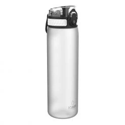 Ion8 Leak Proof Slim Water Bottle, BPA Free, Ice, 600ml