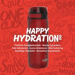 Water Bottles Ion8 Leak Proof Cycling Water Bottle, BPA Free, Chilli Red, 750ml