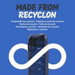 Water Bottles Ion8 Leak Proof Cycling Water Bottle, BPA Free, Navy, 750ml