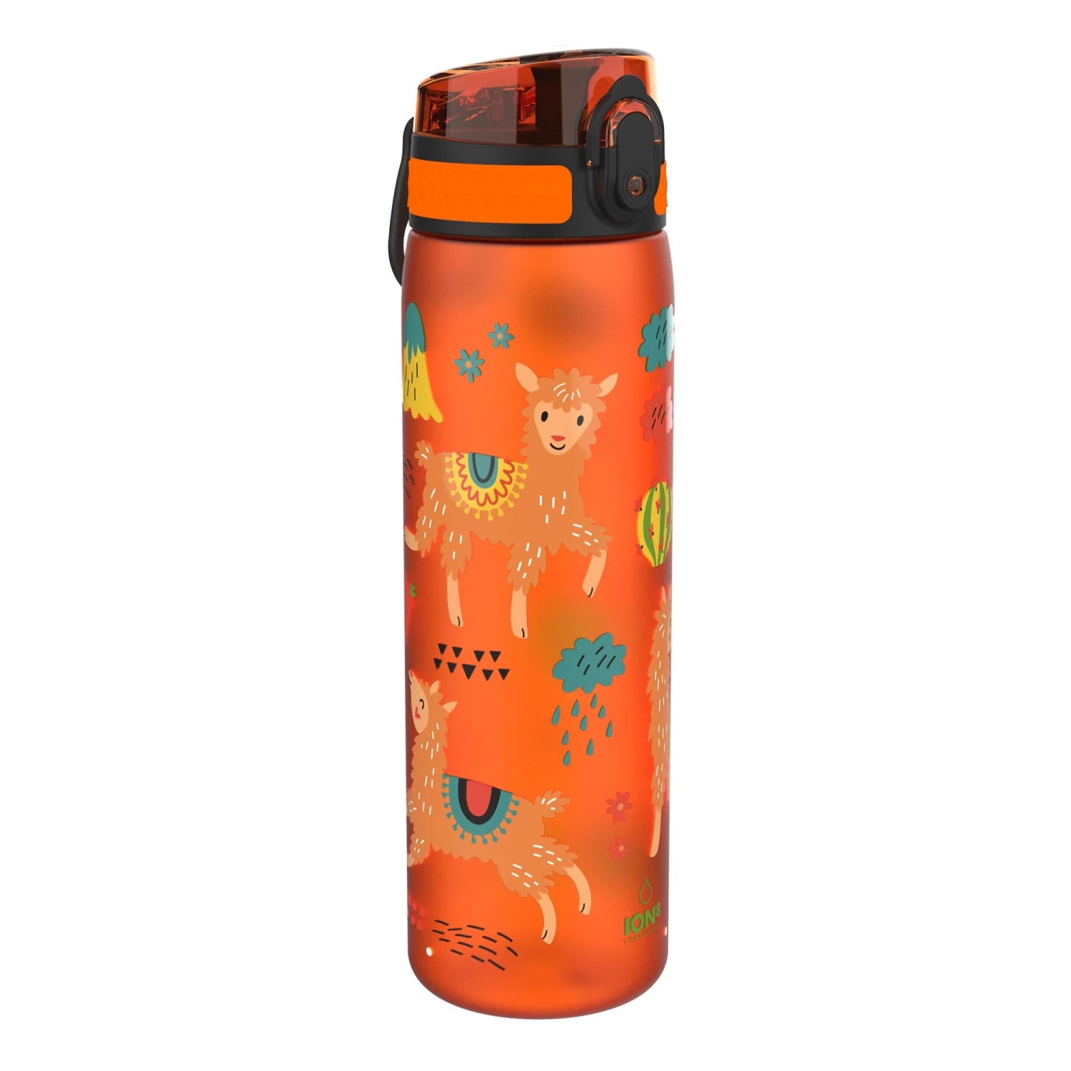 Ion8 Leak Proof Slim Water Bottle, BPA Free, Llamas, 600ml 1 Ion8 Leak Proof Slim Water Bottle, BPA Free, Llamas, 600ml