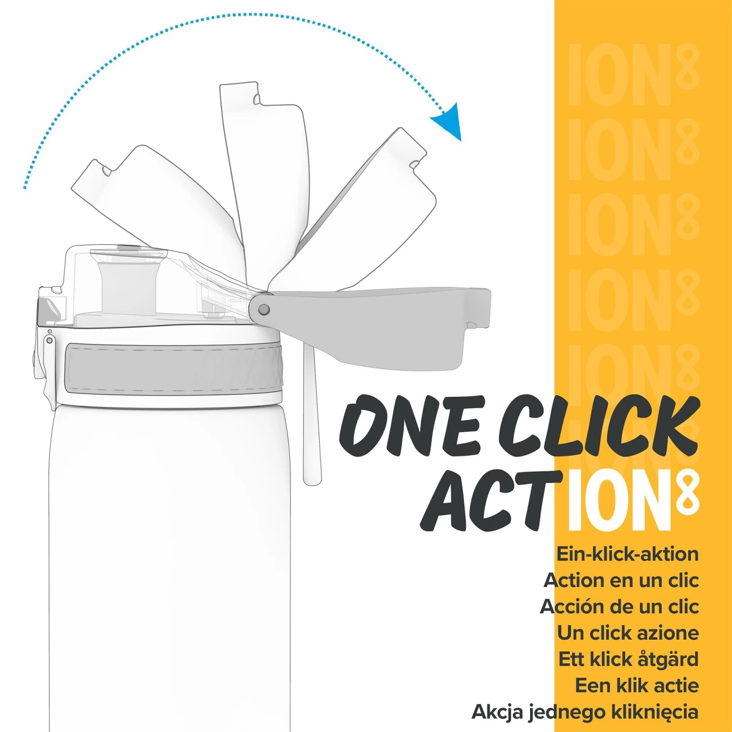 Ion8 Leak Proof Slim Water Bottle, BPA Free, Llamas, 600ml 2 Ion8 Leak Proof Slim Water Bottle, BPA Free, Llamas, 600ml