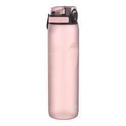 Water Bottles Ion8 Leak Proof 1 Litre Sports Water Bottle, BPA Free, Rose Quartz, 1100ml