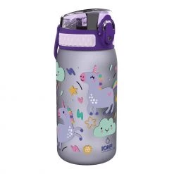 Ion8 Leak Proof Kids' Water Bottle, BPA Free, Unicorns, 400ml