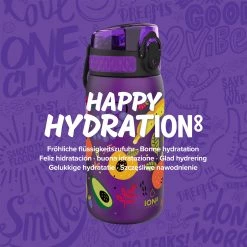 Water Bottles Ion8 Leak Proof Kids' Water Bottle, BPA Free, Fruits, 400ml
