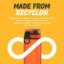 Ion8 Leak Proof Cycling Water Bottle, BPA Free, Orange, 750ml
