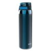 Ion8 Leak Proof 1 Litre Sports Water Bottle, Stainless Steel, Blue, 1200ml