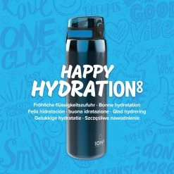 Ion8 Leak Proof 1 Litre Sports Water Bottle, Stainless Steel, Blue, 1200ml 13 Ion8 Leak Proof 1 Litre Sports Water Bottle, Stainless Steel, Blue, 1200ml