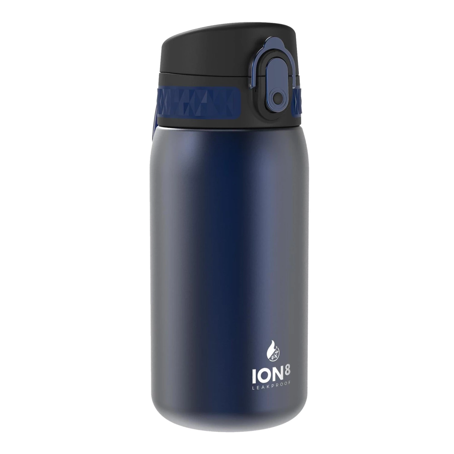Ion8 Leak Proof Steel Water Bottle, Vacuum Insulated, Navy, 320ml Water Bottles 1 Ion8 Leak Proof Steel Water Bottle, Vacuum Insulated, Navy, 320ml Water Bottles