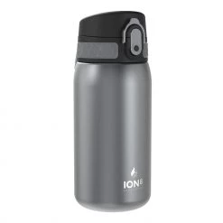Water Bottles Ion8 Leak Proof Steel Water Bottle, Vacuum Insulated, Grey, 320ml