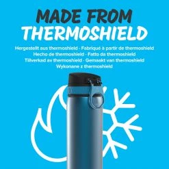 Water Bottles Ion8 Leak Proof Steel Water Bottle, Vacuum Insulated, Blue, 500ml