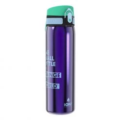 Water Bottles Ion8 Leak Proof Steel Water Bottle, Vacuum Insulated, African Violet, 500ml