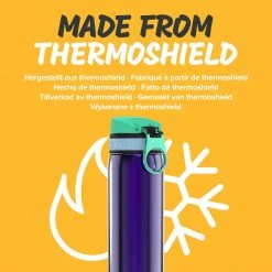 Water Bottles Ion8 Leak Proof Steel Water Bottle, Vacuum Insulated, African Violet, 500ml