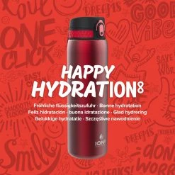 Ion8 Leak Proof 1 Litre Steel Water Bottle, Vacuum Insulated, Red Water Bottles 13 Ion8 Leak Proof 1 Litre Steel Water Bottle, Vacuum Insulated, Red Water Bottles