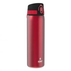 Water Bottles Ion8 Leak Proof Steel Water Bottle, Vacuum Insulated, Red, 500ml
