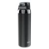 Ion8 Leak Proof 1 Litre Sports Water Bottle, Stainless Steel, Grey, 1200ml