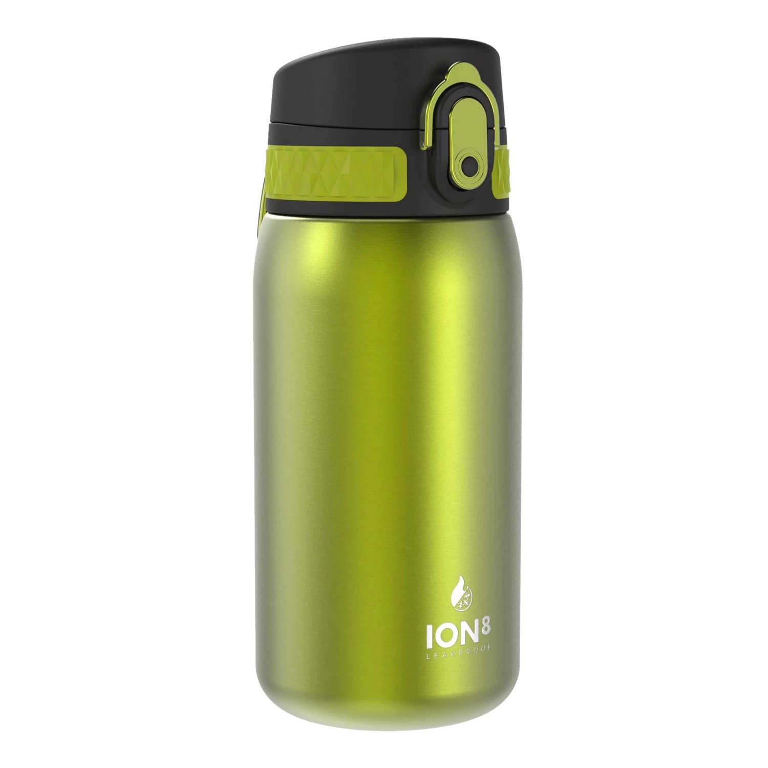 Ion8 Leak Proof Steel Water Bottle, Vacuum Insulated, Green, 320ml 1 Ion8 Leak Proof Steel Water Bottle, Vacuum Insulated, Green, 320ml