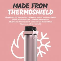 Water Bottles Ion8 Leak Proof Steel Water Bottle, Vacuum Insulated, Rose, 500ml