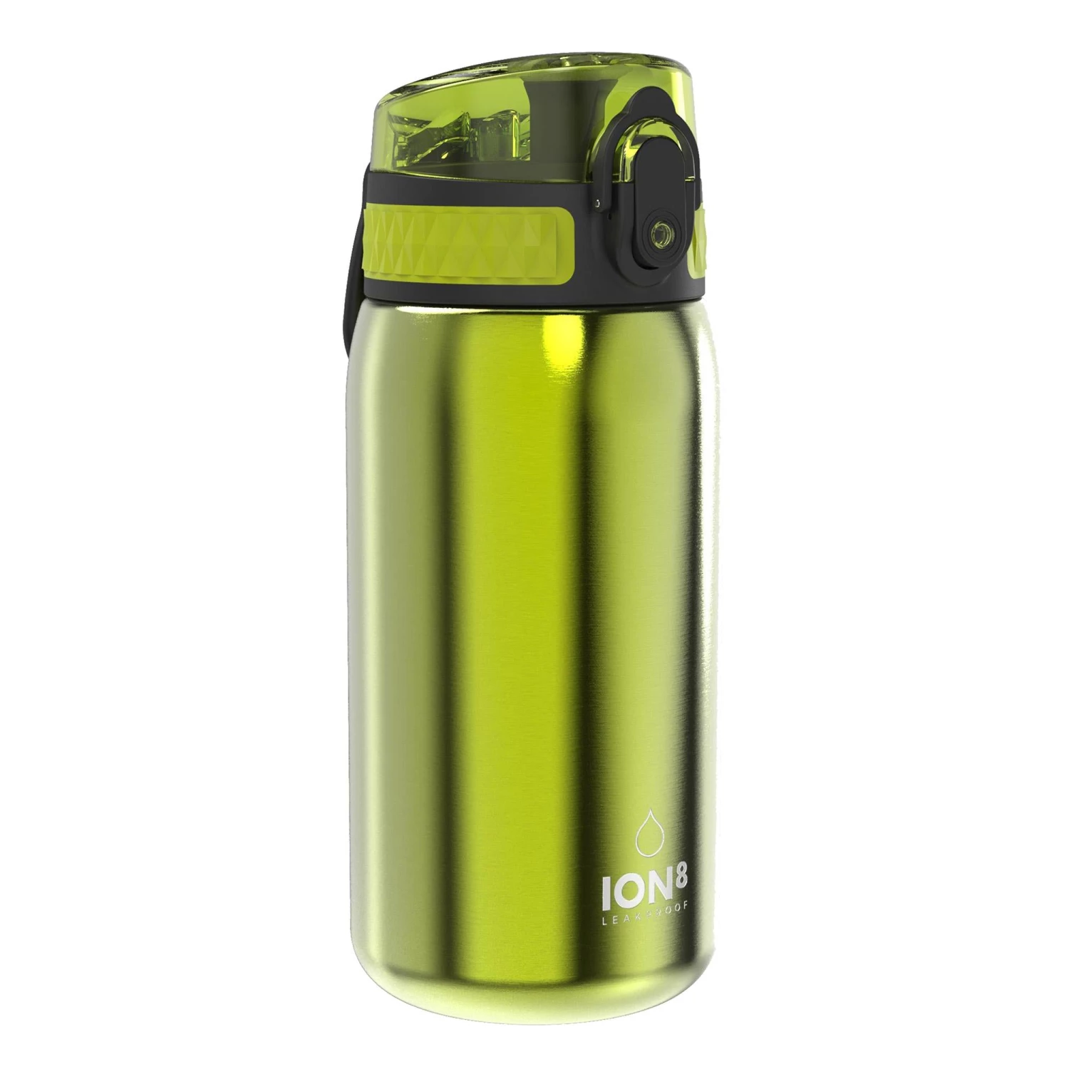 Water Bottles Ion8 Leak Proof Kids' Water Bottle, Stainless Steel, Green, 400ml 1 Water Bottles Ion8 Leak Proof Kids' Water Bottle, Stainless Steel, Green, 400ml