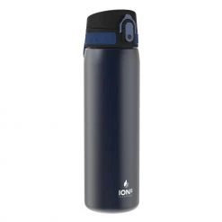 Ion8 Leak Proof Steel Water Bottle, Vacuum Insulated, Navy, 500ml Water Bottles