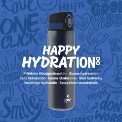 Ion8 Leak Proof Steel Water Bottle, Vacuum Insulated, Navy, 500ml Water Bottles 13 Ion8 Leak Proof Steel Water Bottle, Vacuum Insulated, Navy, 500ml Water Bottles