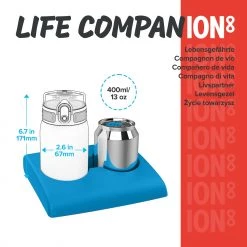 Water Bottles Ion8 Leak Proof Kids' Water Bottle, Stainless Steel, Red, 400ml 10 Water Bottles Ion8 Leak Proof Kids' Water Bottle, Stainless Steel, Red, 400ml