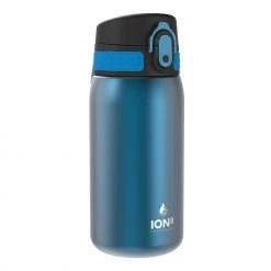 Ion8 Leak Proof Steel Water Bottle, Vacuum Insulated, Blue, 320ml