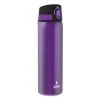 Ion8 Leak Proof Steel Water Bottle, Vacuum Insulated, Purple, 500ml