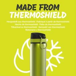 Water Bottles Ion8 Leak Proof Steel Water Bottle, Vacuum Insulated, Green, 500ml