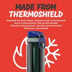 Water Bottles Ion8 Leak Proof Steel Water Bottle, Vacuum Insulated, Brunswick Green, 320ml