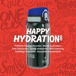 Water Bottles Ion8 Leak Proof Steel Water Bottle, Vacuum Insulated, Brunswick Green, 320ml