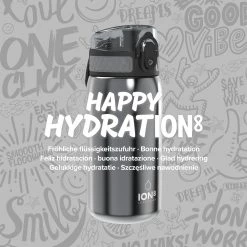 Ion8 Leak Proof Kids' Water Bottle, Stainless Steel, Grey, 400ml Water Bottles 13 Ion8 Leak Proof Kids' Water Bottle, Stainless Steel, Grey, 400ml Water Bottles