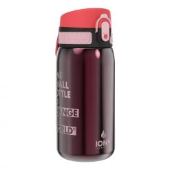 Water Bottles Ion8 Leak Proof Steel Water Bottle, Vacuum Insulated, Claret Red, 320ml