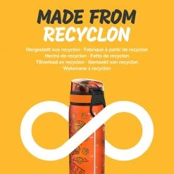 Water Bottles Ion8 Leak Proof Slim Water Bottle, BPA Free, Basketball, 600ml 11 Water Bottles Ion8 Leak Proof Slim Water Bottle, BPA Free, Basketball, 600ml