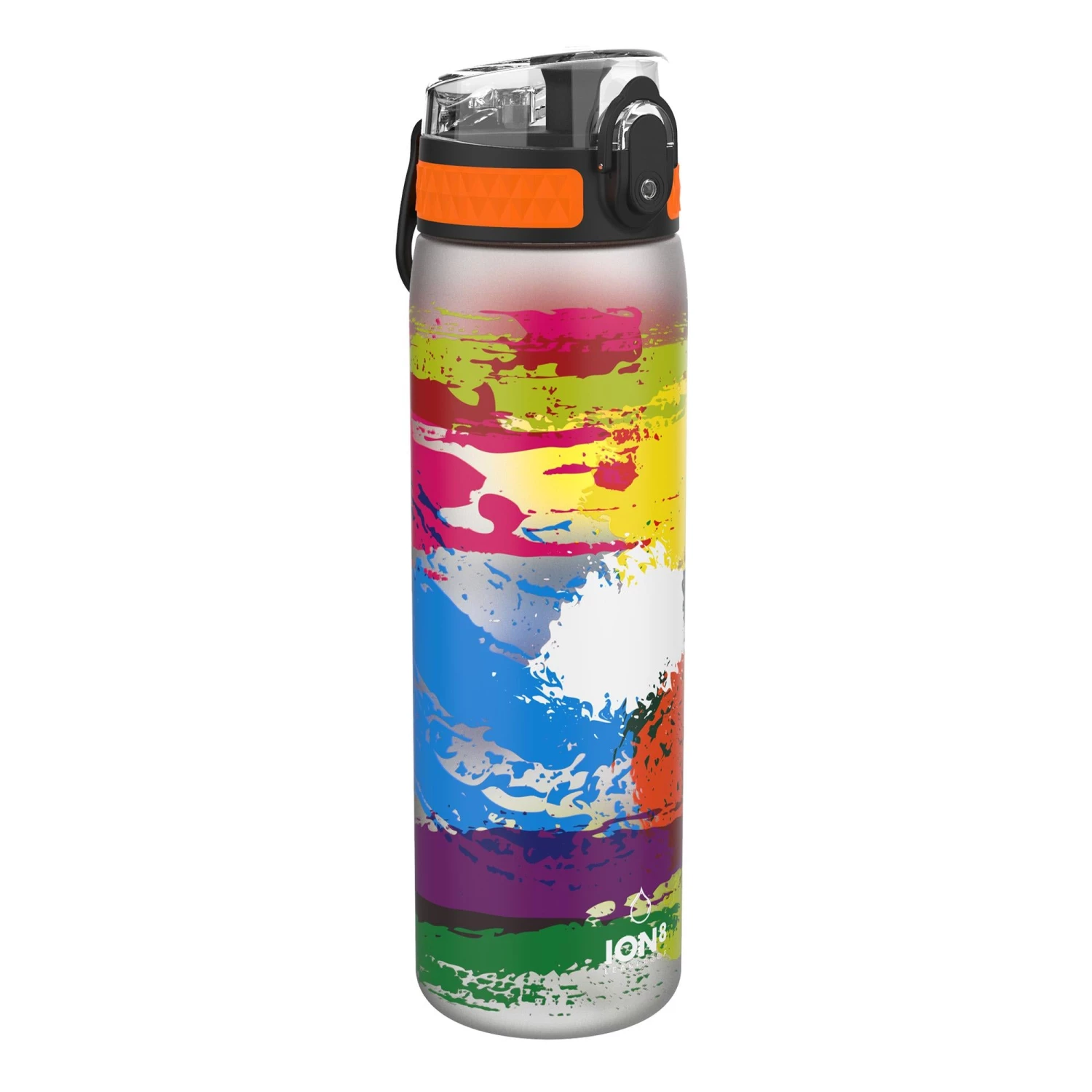 Water Bottles Ion8 Leak Proof Slim Water Bottle, BPA Free, Paint Splat, 600ml 1 Water Bottles Ion8 Leak Proof Slim Water Bottle, BPA Free, Paint Splat, 600ml