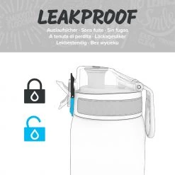 Water Bottles Ion8 Leak Proof Slim Water Bottle, BPA Free, Paint Splat, 600ml 9 Water Bottles Ion8 Leak Proof Slim Water Bottle, BPA Free, Paint Splat, 600ml