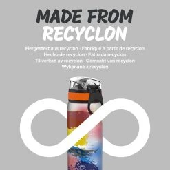 Water Bottles Ion8 Leak Proof Slim Water Bottle, BPA Free, Paint Splat, 600ml 11 Water Bottles Ion8 Leak Proof Slim Water Bottle, BPA Free, Paint Splat, 600ml