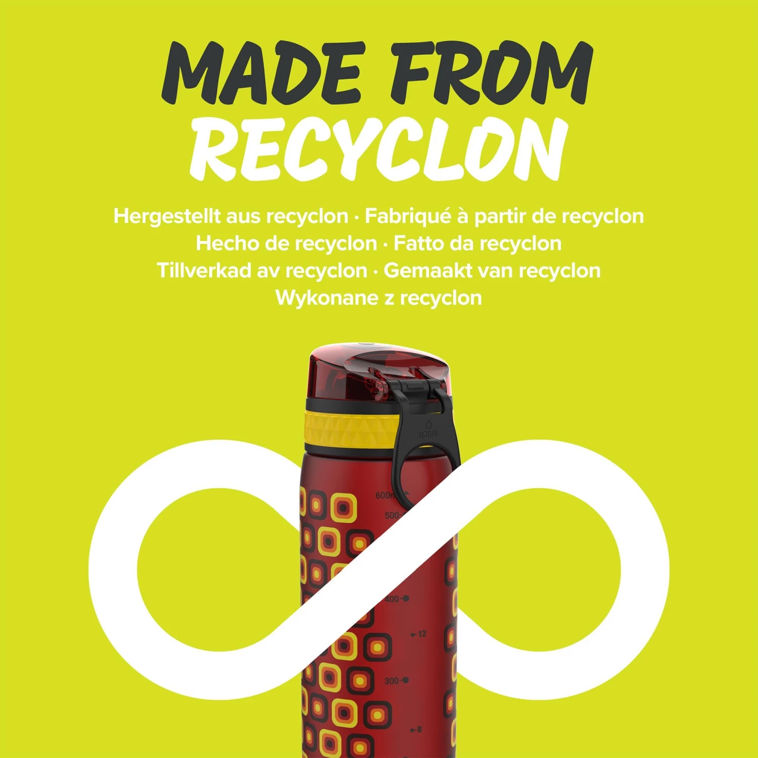 Ion8 Leak Proof Slim Water Bottle, BPA Free, Boogie, 600ml Water Bottles 5 Ion8 Leak Proof Slim Water Bottle, BPA Free, Boogie, 600ml Water Bottles