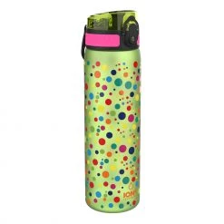 Water Bottles Ion8 Leak Proof Slim Water Bottle, BPA Free, Polka Dot, 600ml