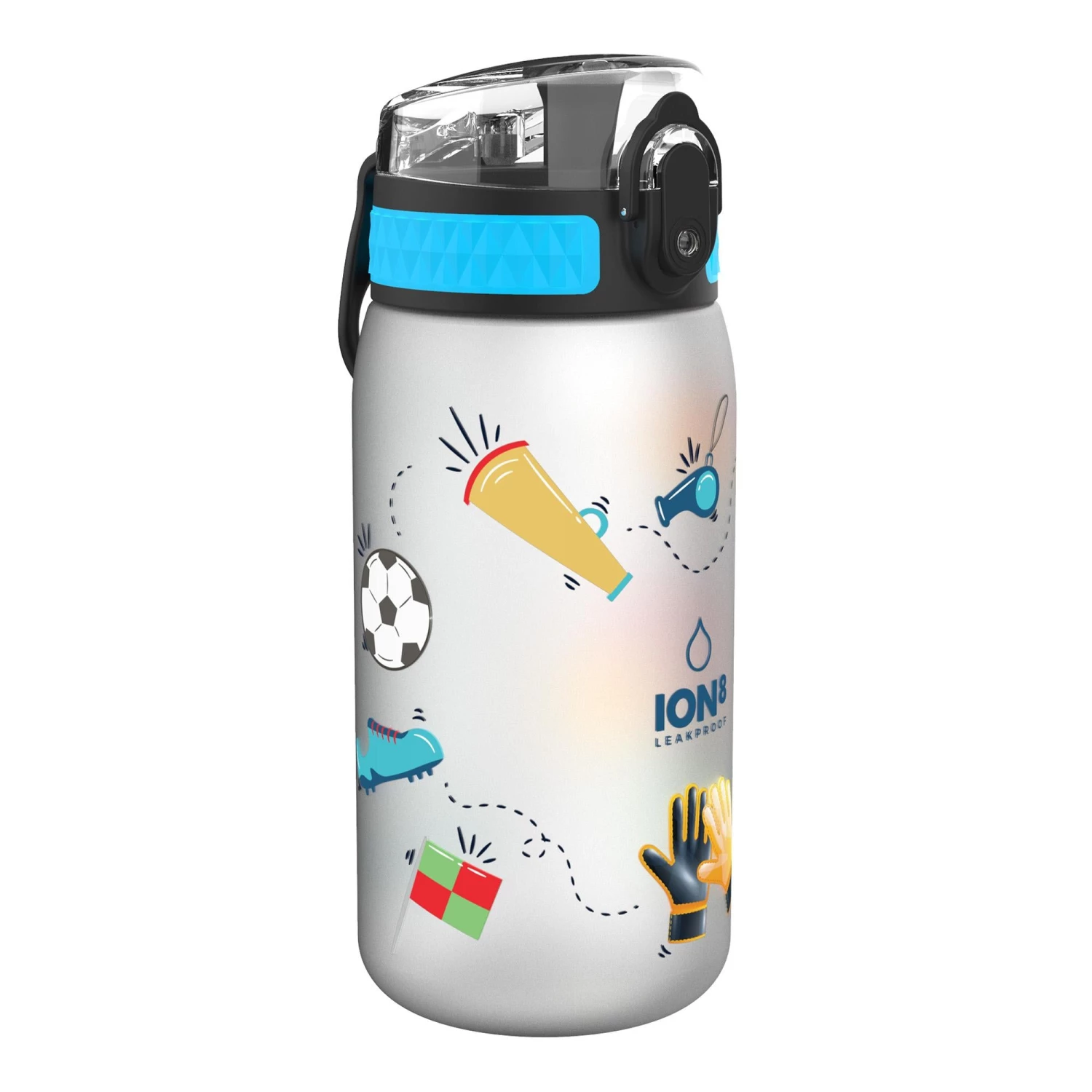 Ion8 Leak Proof Kids' Water Bottle, BPA Free, Football, 400ml Water Bottles 1 Ion8 Leak Proof Kids' Water Bottle, BPA Free, Football, 400ml Water Bottles
