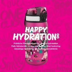 Ion8 Leak Proof Kids' Water Bottle, BPA Free, Kittens, 400ml Water Bottles