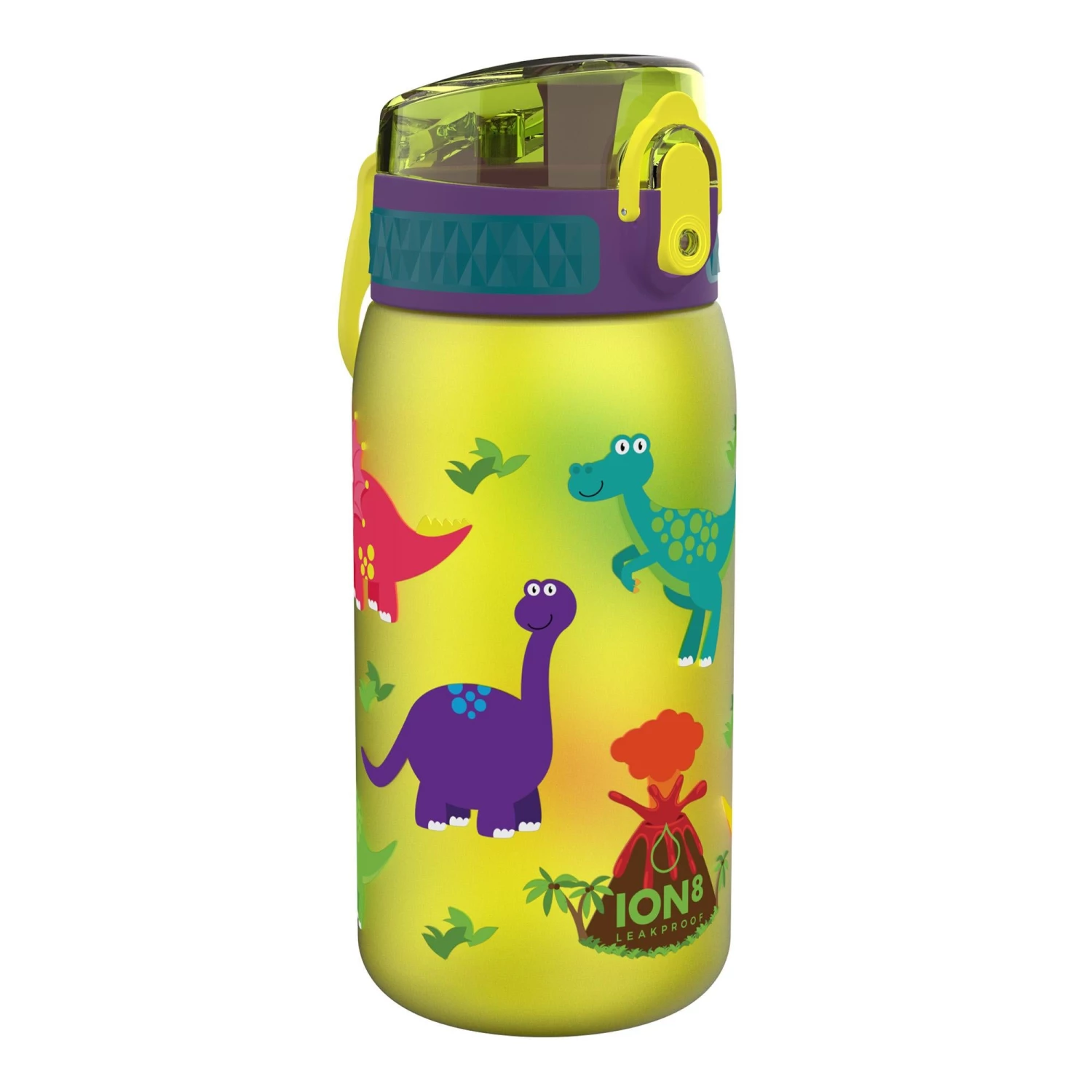 Ion8 Leak Proof Kids' Water Bottle, BPA Free, Dinosaur, 400ml Water Bottles 1 Ion8 Leak Proof Kids' Water Bottle, BPA Free, Dinosaur, 400ml Water Bottles